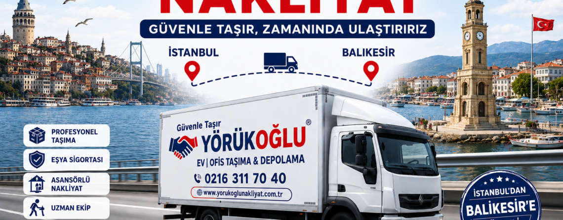 İstanbul Balıkesir Evden Eve Nakliyat