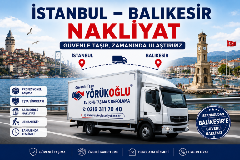 İstanbul Balıkesir Evden Eve Nakliyat